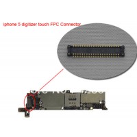 digitizer connector on logic board for iphone 5